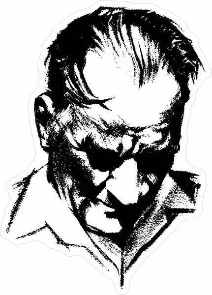 

Ataturk Sticker Paste 18 CM Black-White Waterproof