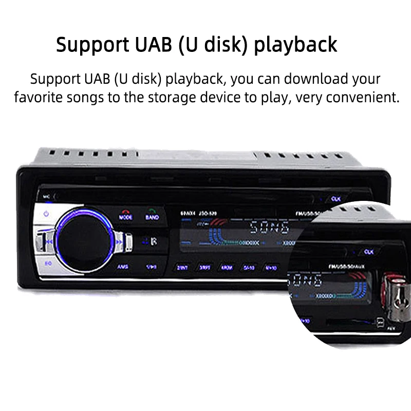 Автомагнитола 1 Din mp3-плеер 12 В/24 В Bluetooth FM USB /SD | Автомобили и мотоциклы