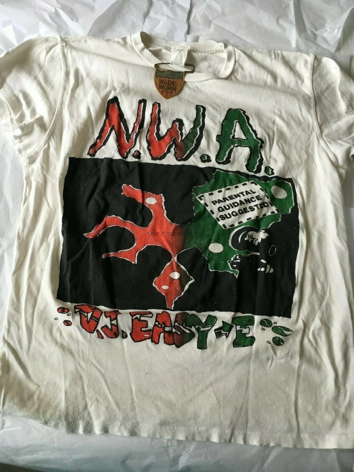 

Madeworn Unisex Mens Womens Nwa Dj Eazy E T-Shirt Men And Woman T Shirt Free Shipping