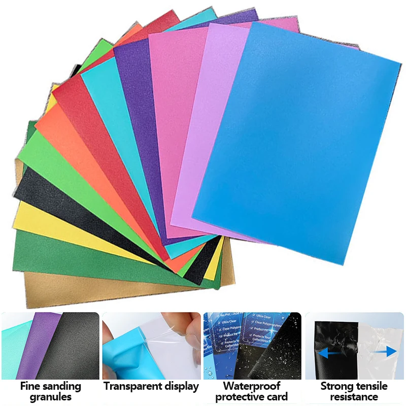 Матовые держатели для карт 66x91 мм 100 шт