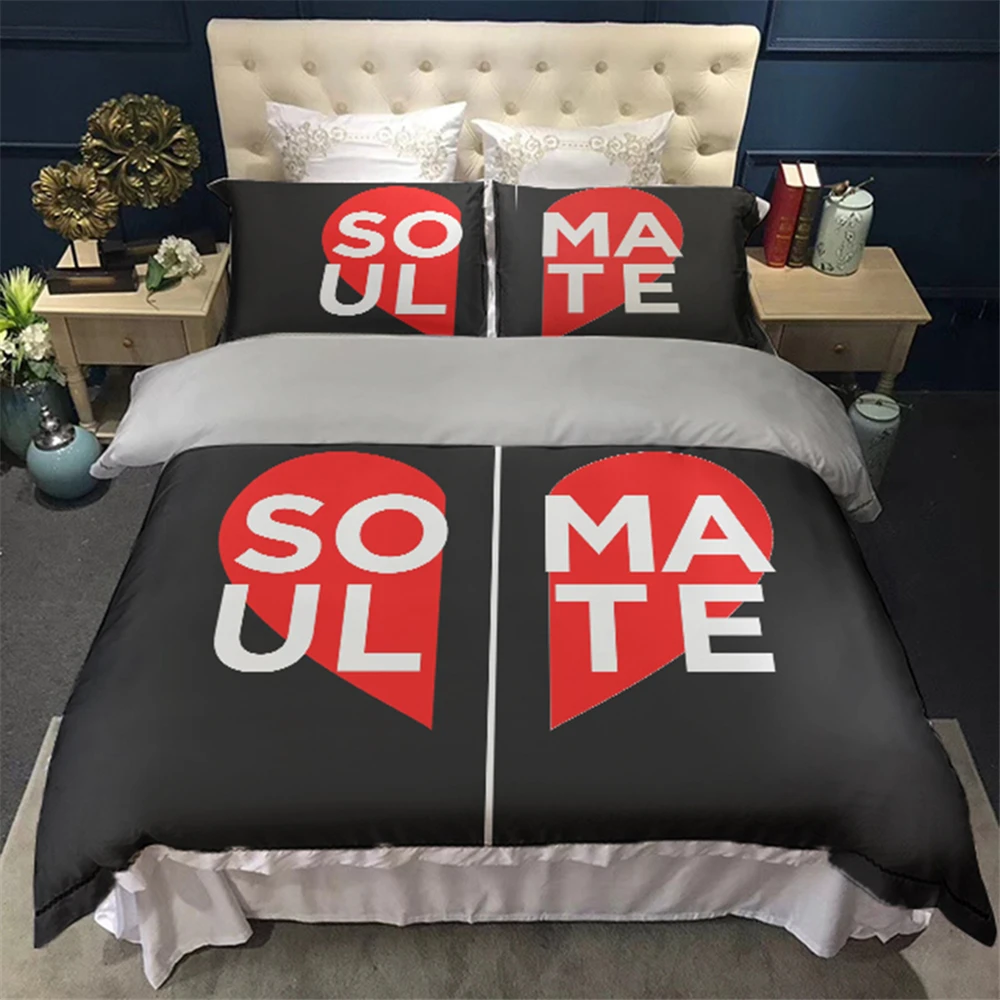 

Парный современный комплект постельного белья с пододеяльником, Королевский Комплект постельного белья с короной 220x240 260x240 черного и белого цвета, постельное белье для двуспальной кровати 2 стандарта