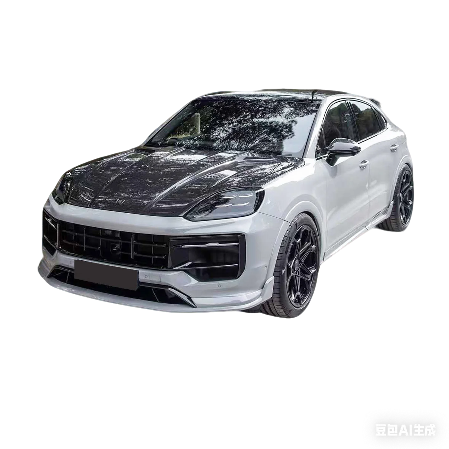 Фото 26 стилей карбонового обвеса TKT Model для Porsche Cayenne GTSSD 2024-2025: передний сплиттер, задний спойлер, модифицированные детали №2