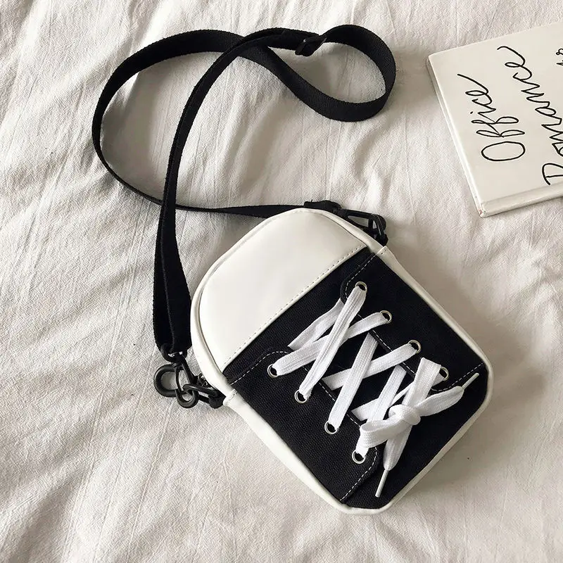 

Mini Canvas Shoes, Women's Bag, Original Design, Student Shoulder Bag, New Fashion, Casual And Versatile Messenger Bag For Women