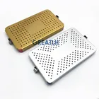 Стерилизационная коробка, однослойный дезинфекционный поднос, двухслойный офтальмологический инструмент, алюминиевый стерилизационный инструмент, хирургический инструмент