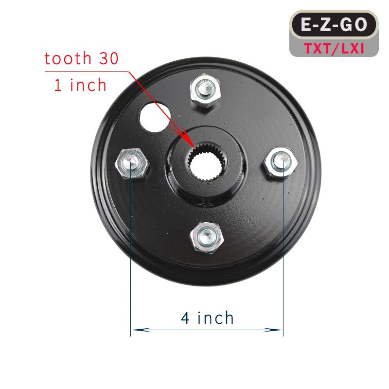 Фото Тормозной барабан EZGO TXT/PDS/LXI для гольф-каров и бензиновых автомобилей, аксессуары для тормозных барабанов, OEM # 19186G1 # 21807G2 # 21807G1 №3
