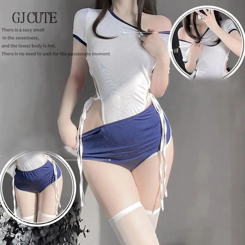 

New Erotic Lingerie Hot Sexy Bodysuit Maids Uniform Temptation Hot Role Play Tight Nightwear Exotic Underwear New