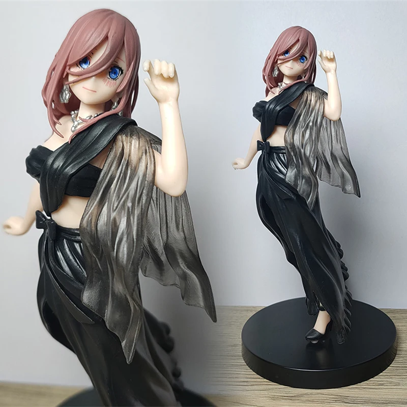 

19CM Anime Gotoubun No Hanayome Nakano Miku Kyunties Sexy Girl PVC Action Figures Collection Model Toys Doll Gift Decortion