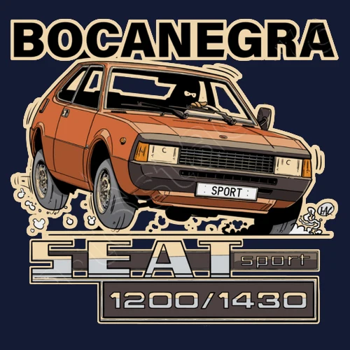 Hot Sale Classic Spain Car S E A T 1200/1430 Sport "Bocanegra" T Shirt. 100% Cotton Short Sleeve O-Neck T-shirt Casual Mens Top images - 6