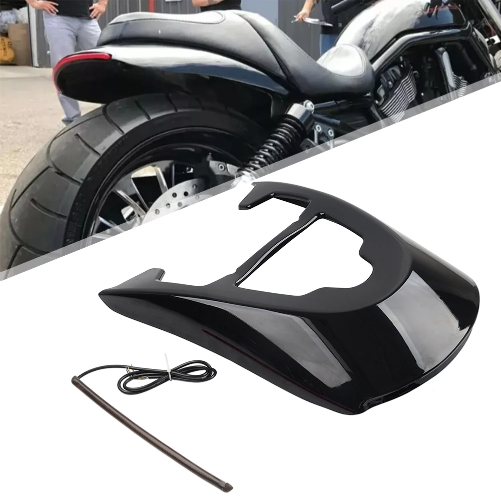 

Глянцевый черный задний брызговик мотоцикла с подсветкой для моделей Harley VRSCDX V-Rod VRSCAW VRSCA 2002-2017, не для V-Rod Muscle