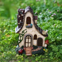creative fairy tale cottage garden decoration home outdoor courtyard lawn decoration birthday scene props resin craft decoration