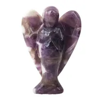 3.5inch Natural Amethyst Quartz angel Dream Purple Crystal Angell Home Decor Healing