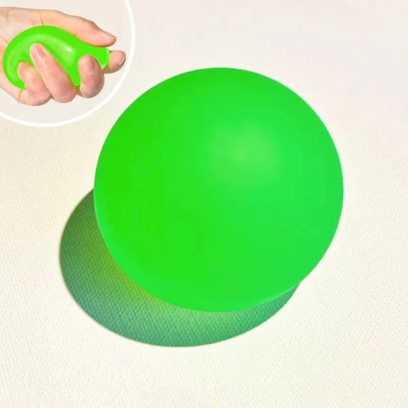 

2.36in/6cm Maltose TPR Decompression Ball Slow Rebound Pinch Elastic Stress Reliever Toy Sensory Squeeze Ball Kids Adults Gifts