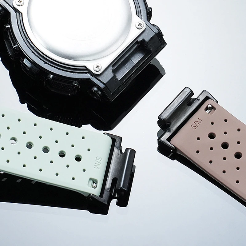 Фото Силиконовый ремешок для часов Casio GA110 Black Knight GM110 G GA700 GA150 GA100 GD120 для активного отдыха, альпинизма и велоспорта №3