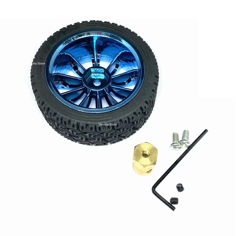 

Колесная муфта 65 мм, 3/4/5/6/8 мм, двигатель «сделай сам» для сбалансированного автомобиля, запчасти для микророботов