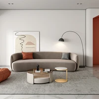 nordic arc fabric sofa living room balcony luxury three simple creative designer sofa combination