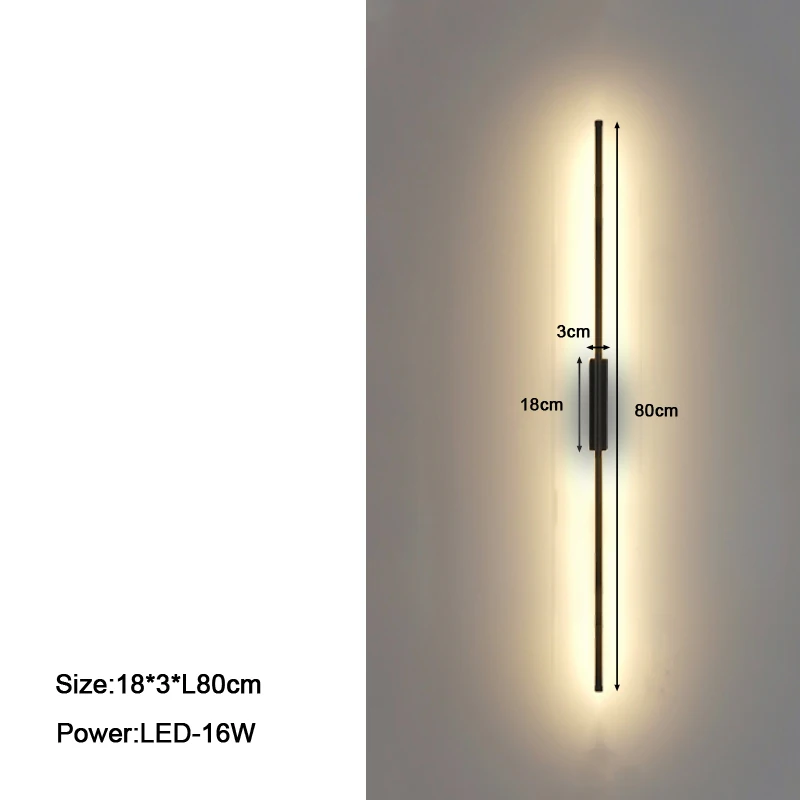 

Настенные светильники Accoval длинные линейные