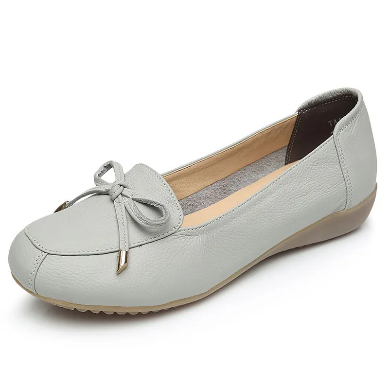 Фото ZXRYXGS легкие туфли из мягкой воловьей кожи на плоской подошве, обувь большого размера 2024, удобная мягкая модная повседневная обувь, женская обувь на плоской подошве №5