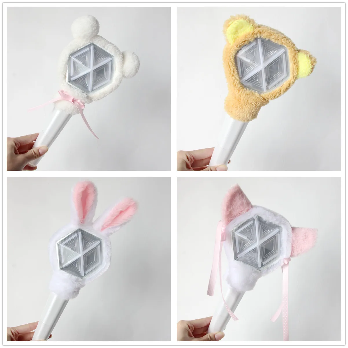 1pcs Kpop Lamp Cover for EXO Lightstick Plush Protective Cover for Decorate EXO Light Stick