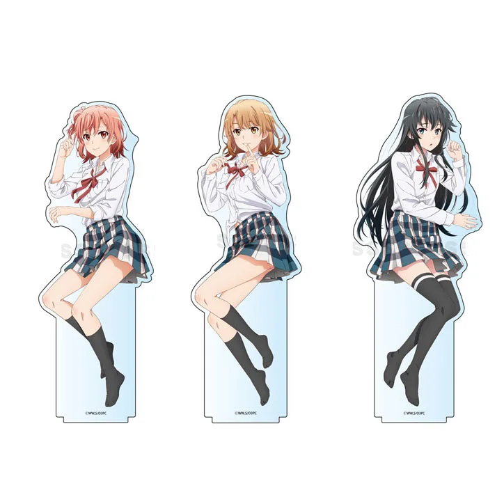 

Юкиношита юкино аниме Подвеска акриловая ключевая модель моя Молодежная романтическая комедия неправильная Аниме Фигурка Yuigahama Yui акрилов...