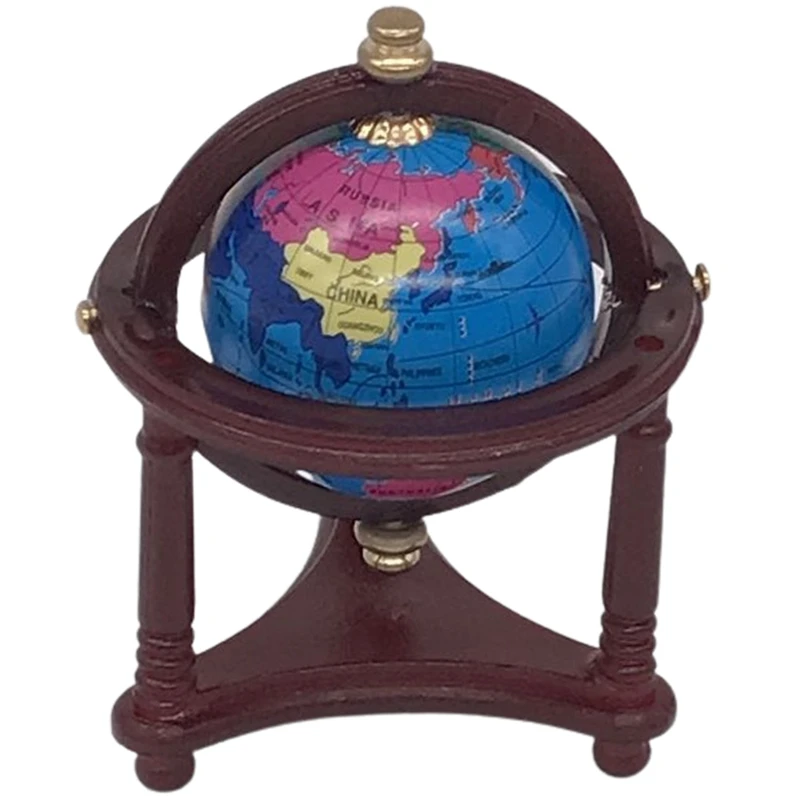 

Dolls House Globe, 1/12 Dollhouse Globe House-Hold Living Room Decoration Furniture Models Game Toys Gifts