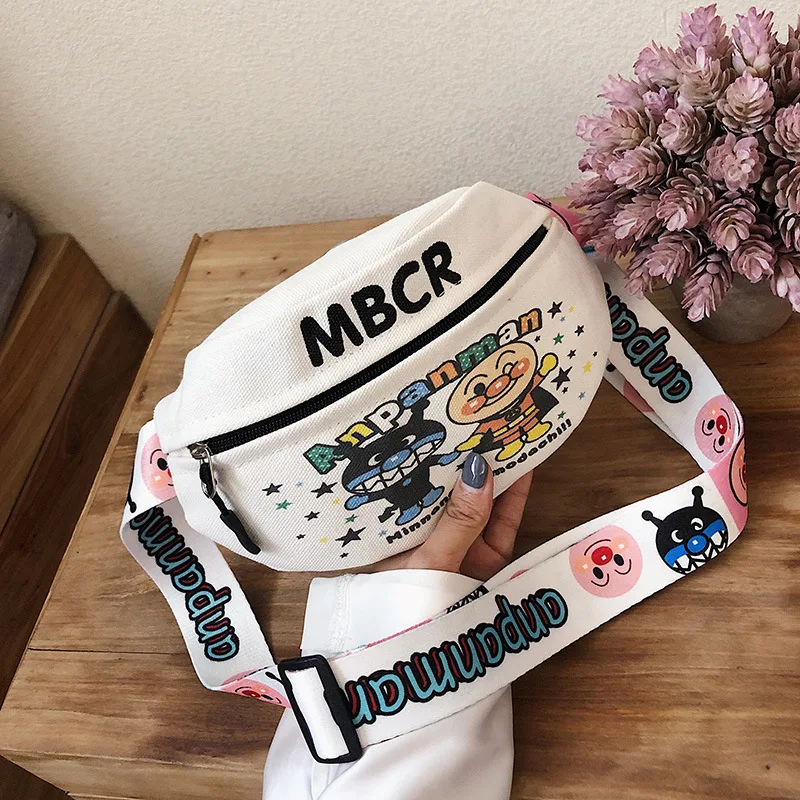 

Ins chest bag women's new Korean version of the student foreign style girl broadband shoulder Messenger bag fashion canvas pocke