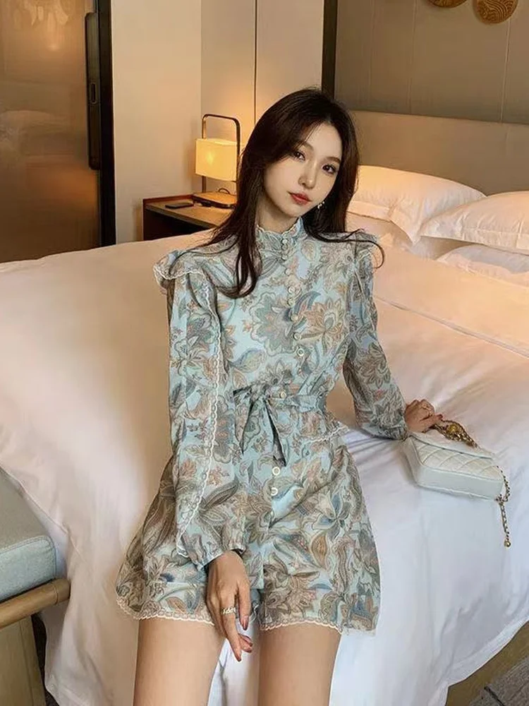 Woherb винтажный женский кружевной комбинированный костюм с оборками пляжный