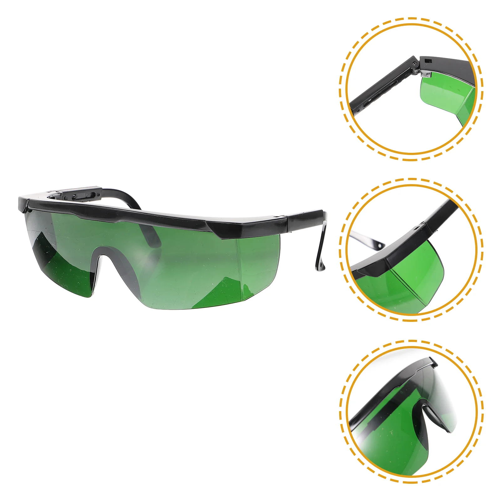 

Safety Glasses Adjustable Eyeglasses Protective Goggles Anti-scratch Anti-fog Eyewear PC Man Non-slip