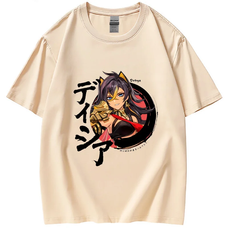 

2023 Summer New Genshin Impact Genshin Impact Animation Casual T-shirts for Men and Women