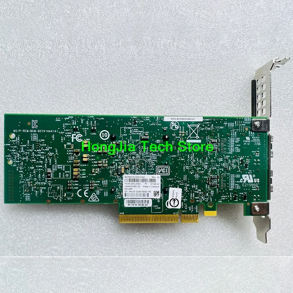 BCM57412 Оригинал для Broadcom PCIe двойной порт десять гигабитных сетевых микросхем BCM 957412
