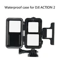 motion camera black king kong protective case 60m waterproof case for dji action 2 camera accessories