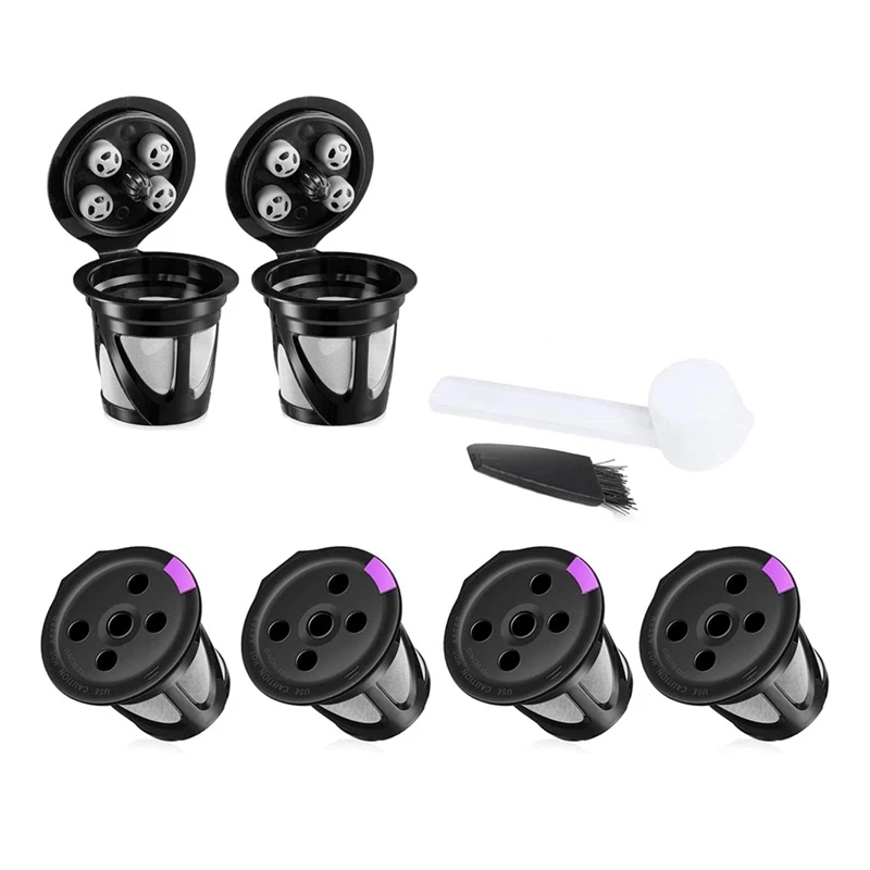 

Многоразовые кофейные подставки с фильтром и 5 отверстиями для Keurig K Supreme и K Supreme Plus, для многоразового кофе Keurig