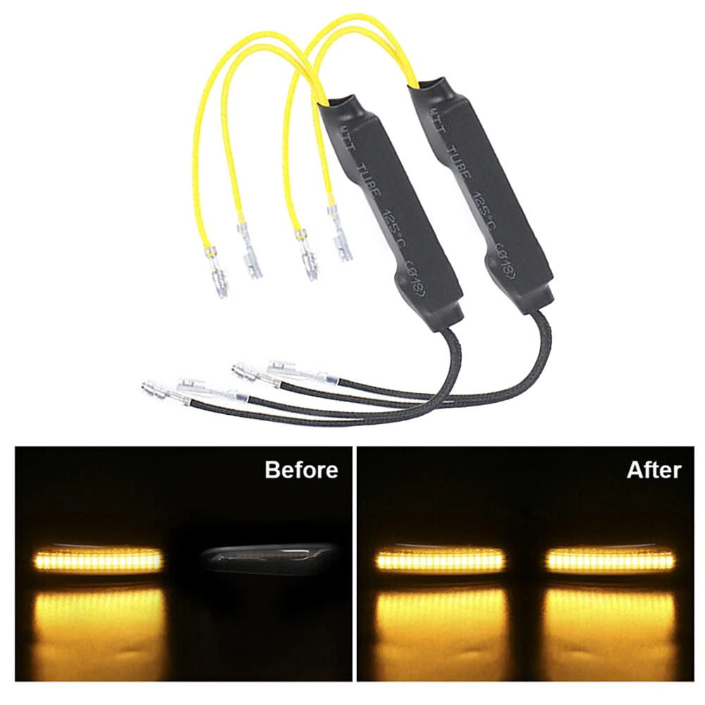 2 шт. декодер для мотоцикла указатели поворота 12 в 21 Вт