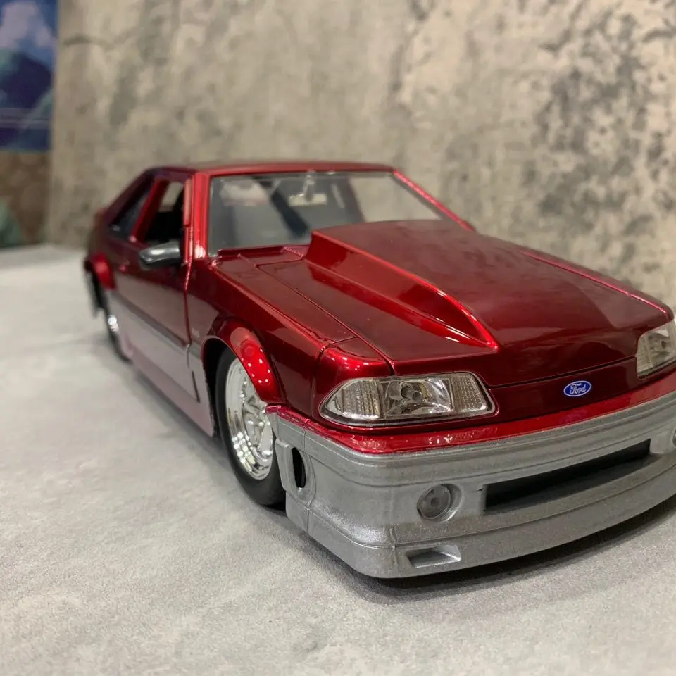 JADA 1:24 Ford Mustang GT 1989 легкосплавный автомобиль литье под давлением и игрушечный