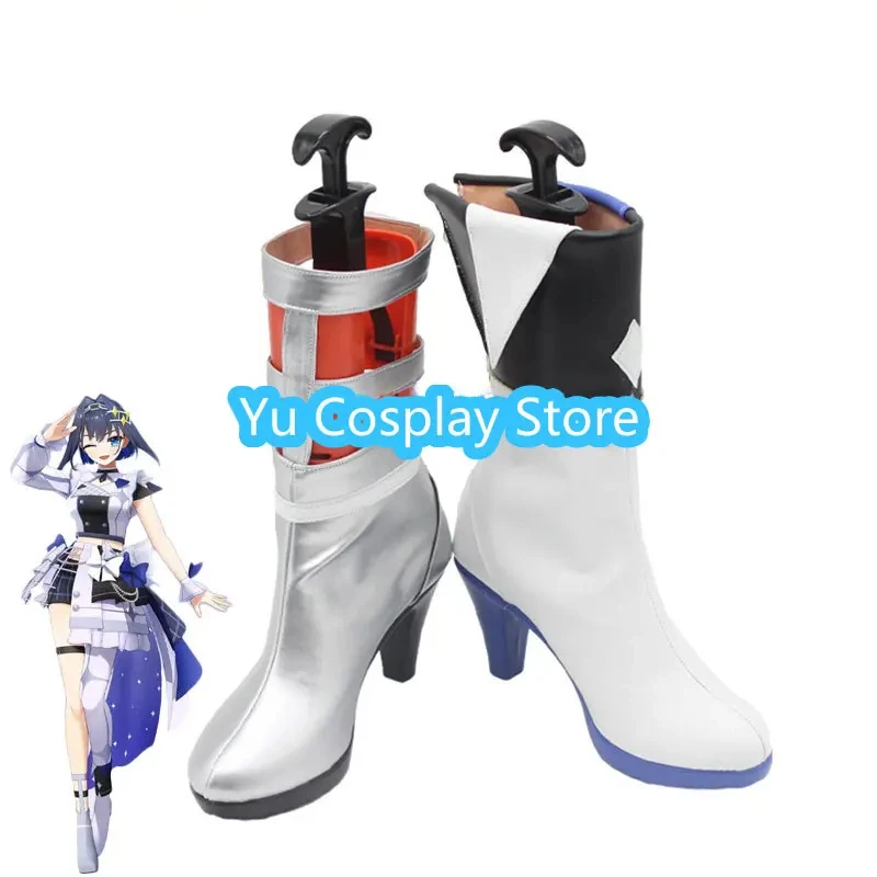 Ouro Kronii обувь для косплея из искусственной кожи Хэллоуин карнавальные ботинки Vtuber