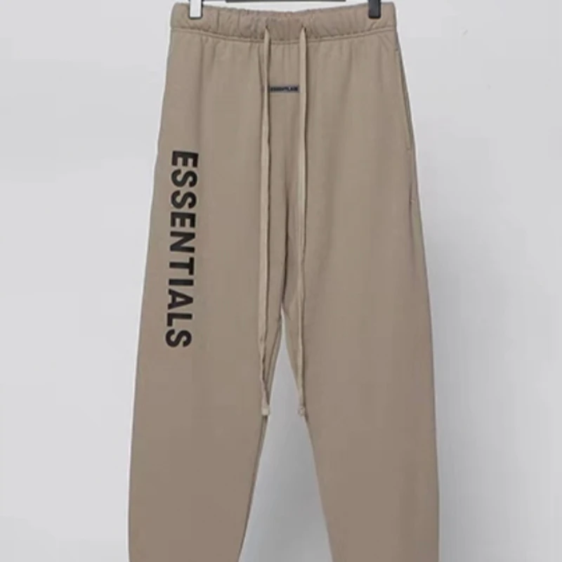 

ESSENTIALS High Street Loose Casual Sweatpants Big Letter Trousers Men Women Fleece Pants