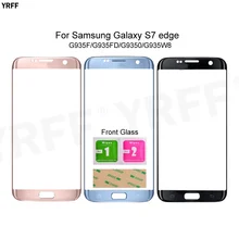 For Samsung Galaxy S7 edge G935F G935FD G935W8 Outer Glass Lens Touch Screen Panel Mobile Phone Repair Replacement Parts Tools