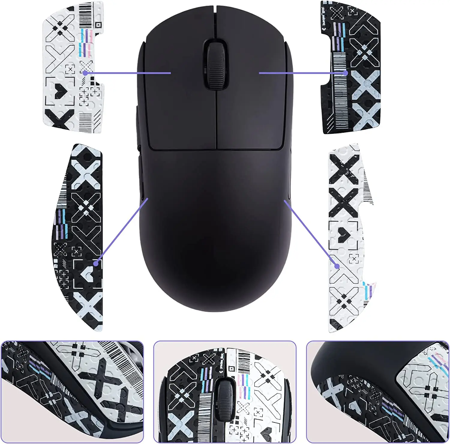 Нескользящая лента для мыши Logitech G PRO X Superlight Беспроводная игровая мышь GPX