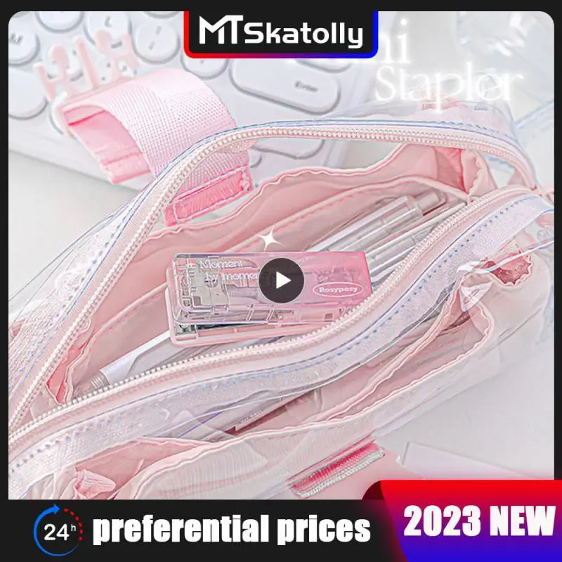 

Easy To Use Folding Stapler Miniature Cute School Supplies Compact And Portable Binding Machine High-quality Materials Simple