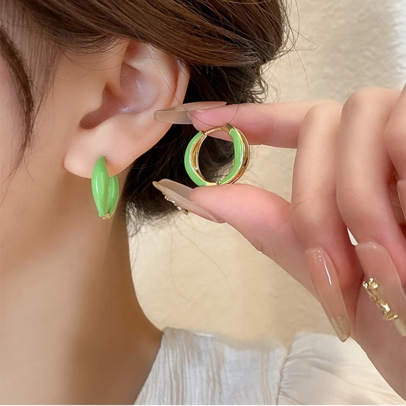 

KAITIN Round Earrings for Women Design Unique Temperament Earrings 2023 New High-end Atmospheric Earrings Female