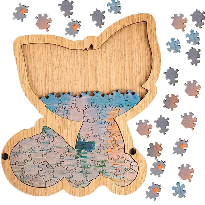 

Пазлы для взрослых с изображением лисы, забавные сложные уникальные головоломки для семьи