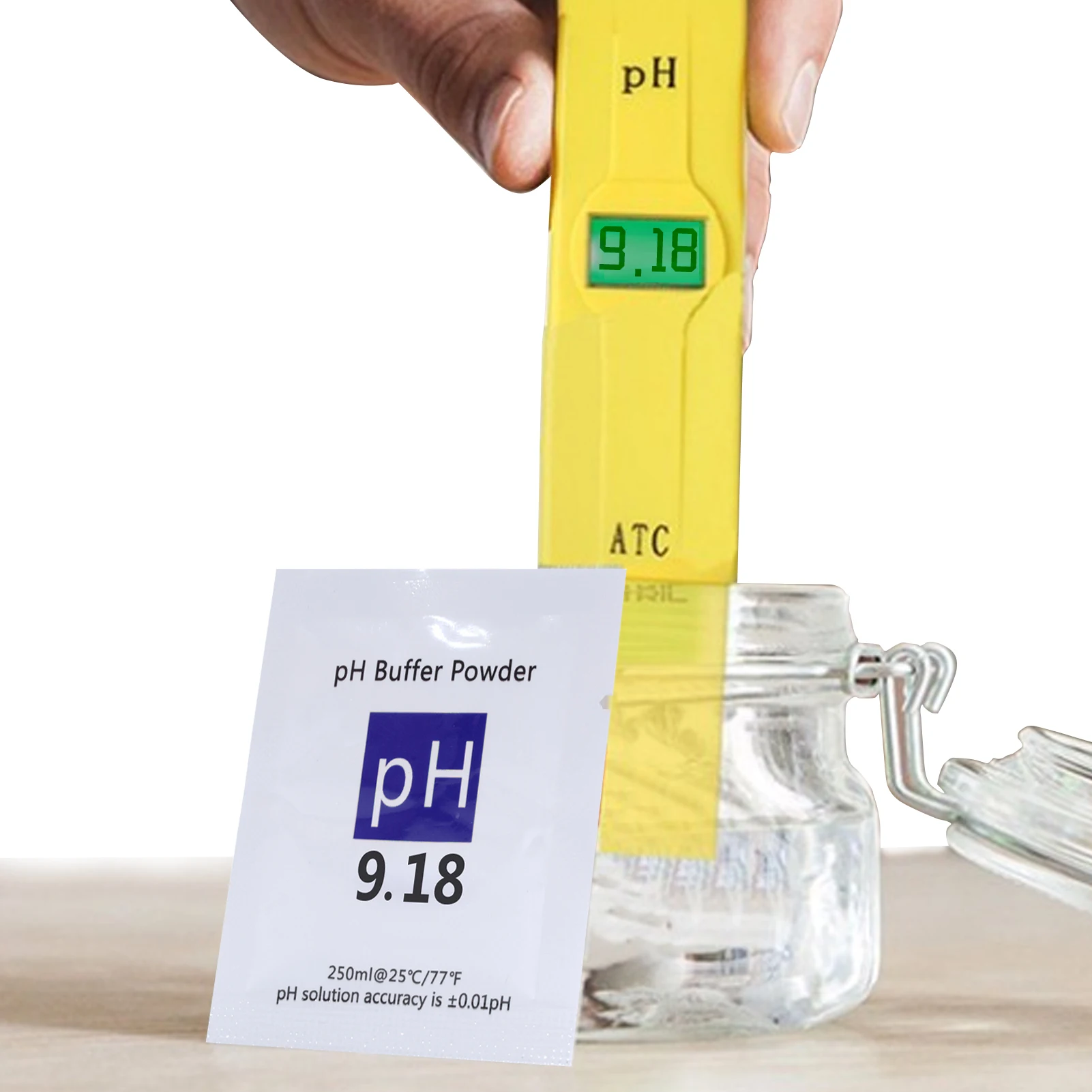 

PH Buffer Powder Measure Calibration Solution Ph Test Meter 4.00 / 6.86 / 9.18 Calibration Point For PH Test Meter PH Testing
