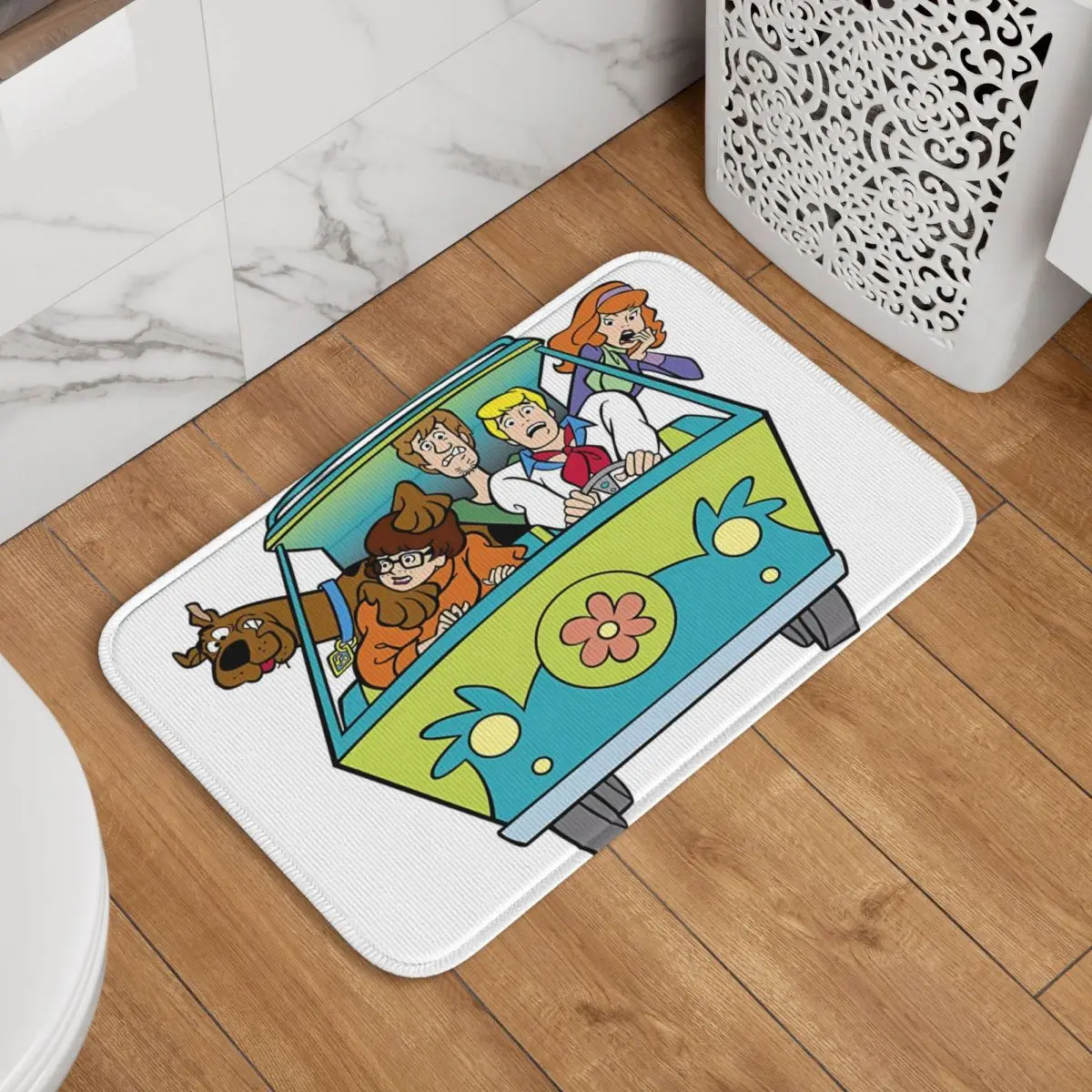 Two2 Wow Doo Scooby Du Bi Dam Art Vankee Коврики для унитаза ванной Коврик Ковер Комната мальчиков