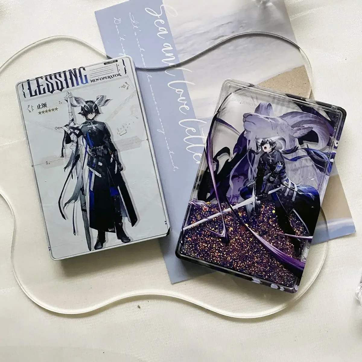 Аниме arknight серия Косплей акриловый кирпич зыбучий песок маджонг стоячий знак