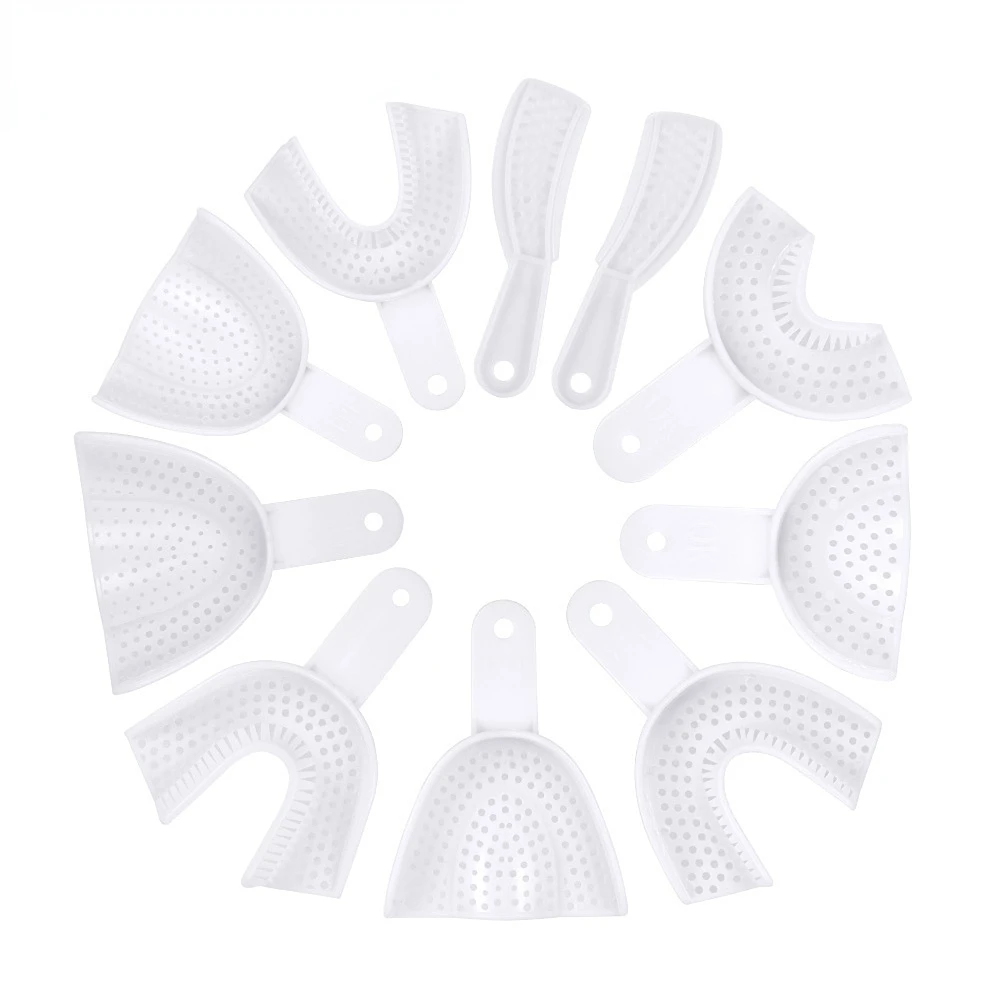 10 шт./набор пластиковые подносы для стоматологических инструментов