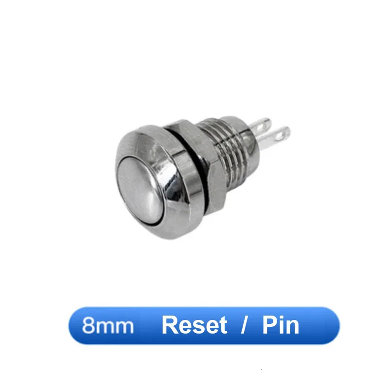 

8/10/12/16/19/22/30 мм мгновенный сброс/блокировка с фиксацией металлический кнопочный переключатель водонепроницаемый винтовой штифт сварочная ножка