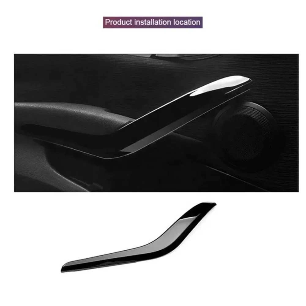 Модернизированная Крышка для внутренней ручки автомобиля из углеродного