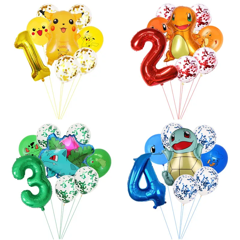 8 шт. детский латексный воздушный шар Покемон |