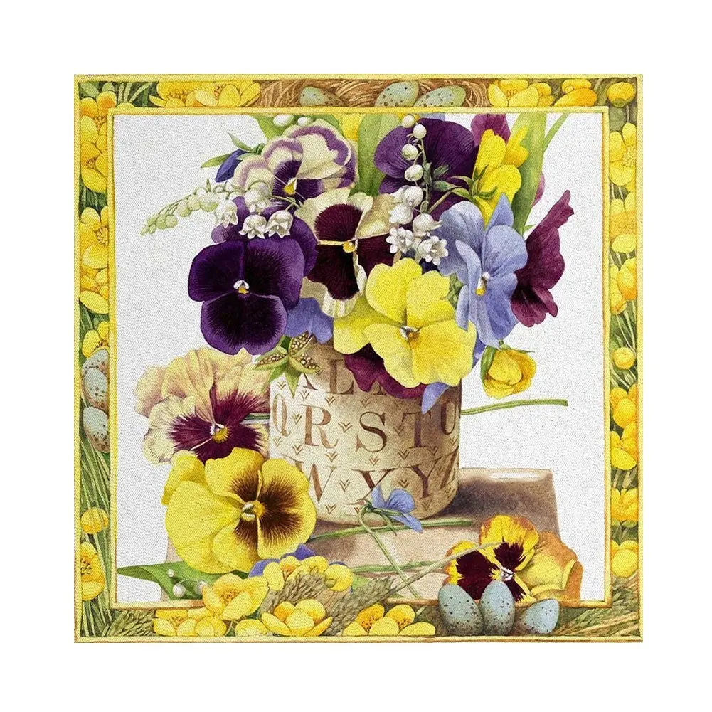 

5D DIY Diamond Painting Flowers Vase Scenery Resin Full Square Round Mosaic Rhinestones Diamond Embroidery Home Decor Needlework