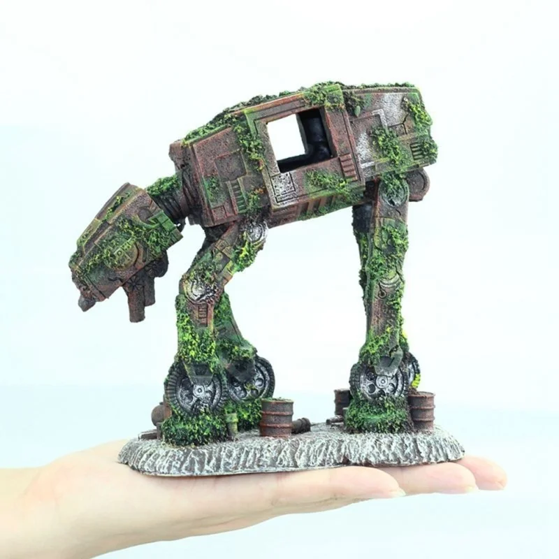 

Fish tank landscaping resin robot dog water feature simulation dog aquarium decoration creative fish tank home decoration