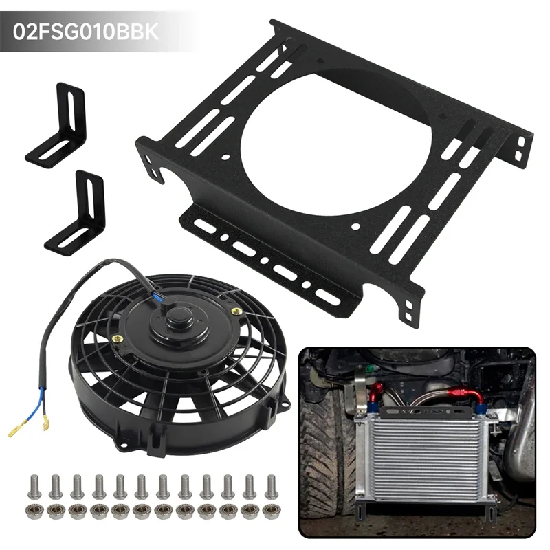 Масляный радиатор 28 рядов монтажный кронштейн новый электрический вентилятор 7